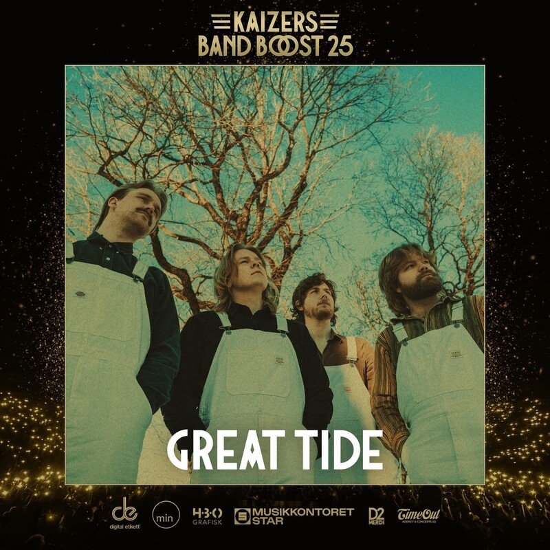 Great Tide konkurrerer om support for Kaizers Orchestra